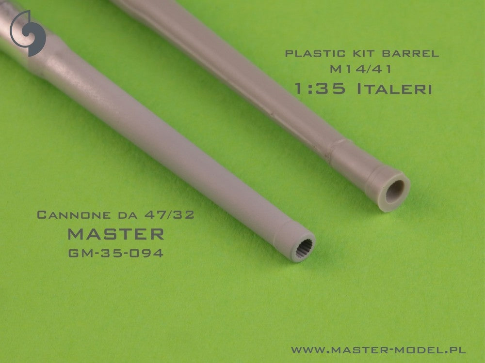 Master GM-35-094 Lufa włoskiego działa 47mm L/32 (Cannone da 47/32) - używane na czołgach M13/40 i M14/41 1/35 – Bild 3