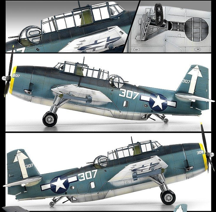 Academy 12285 TBM-3 (USS Bunker Hill) 1/48 – zdjęcie 2