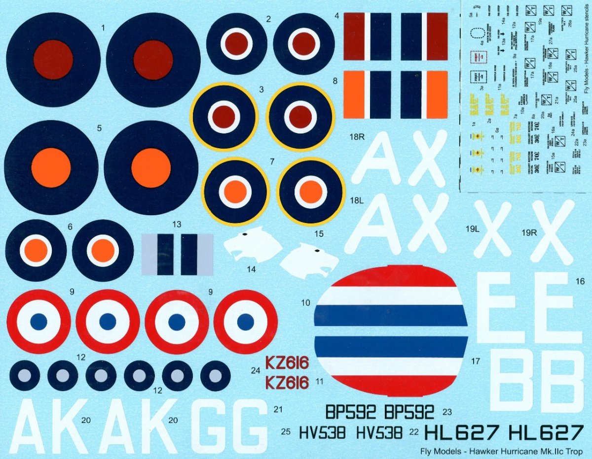 Fly 32013 Hawker Hurricane Mk IIc Trop 1/32 – Bild 10