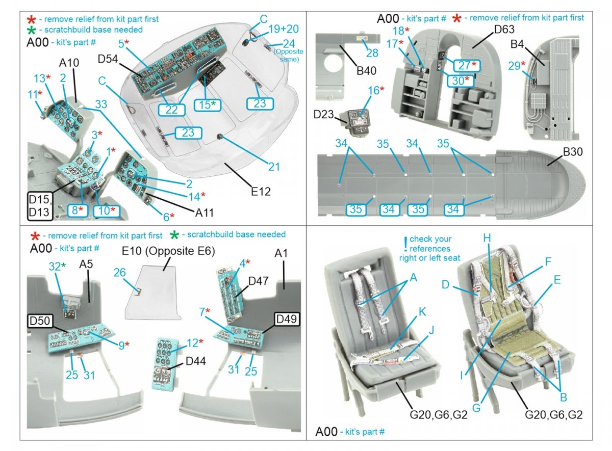 Quinta Studio QD48380 Mi-8MT 3D-Printed &amp;amp; coloured Interior on decal paper (AMK) 1/48 – Bild 2