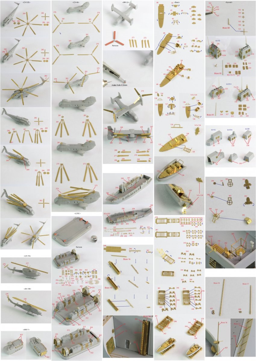 Pontos 35016F1 USS San Antonio Class LPD Detail Up Set 1/350 – zdjęcie 2