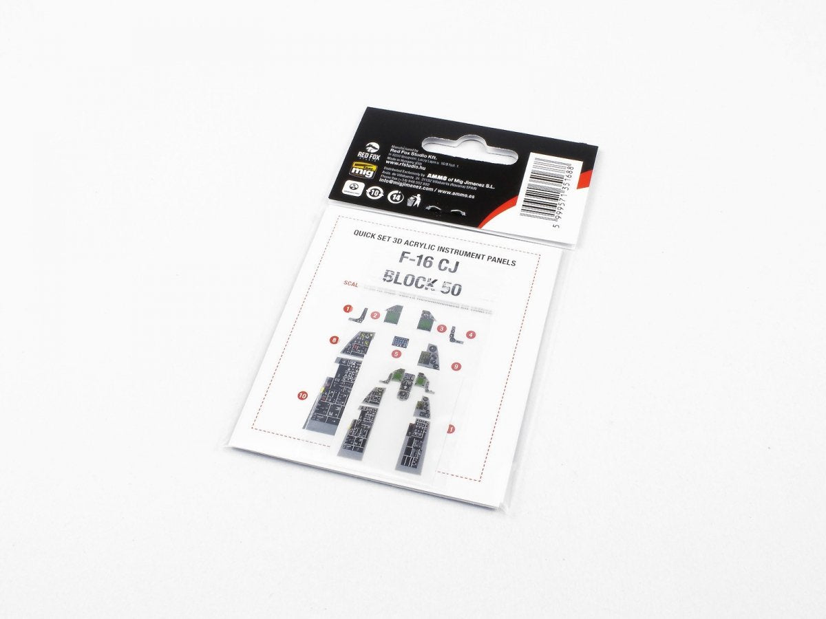 Red Fox Studio QS-48019 F-16 CJ Block 50 Tamiya 1/48 – Bild 2