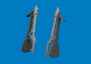 Eduard 6481174 A6M undercarriage legs PRINT for EDUARD 1/48