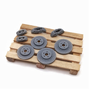 Yamamoto YMPTUN115 Universal Brake Kit Type A - 4 Pcs 1/24 – Bild 2
