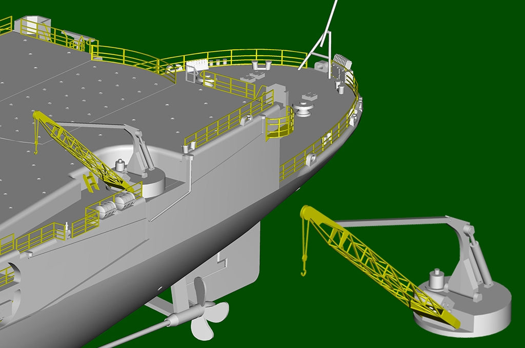 Trumpeter 05635 French Navy Helicopter Cruiser Jeanne dArc 2008 1/350 – Bild 13