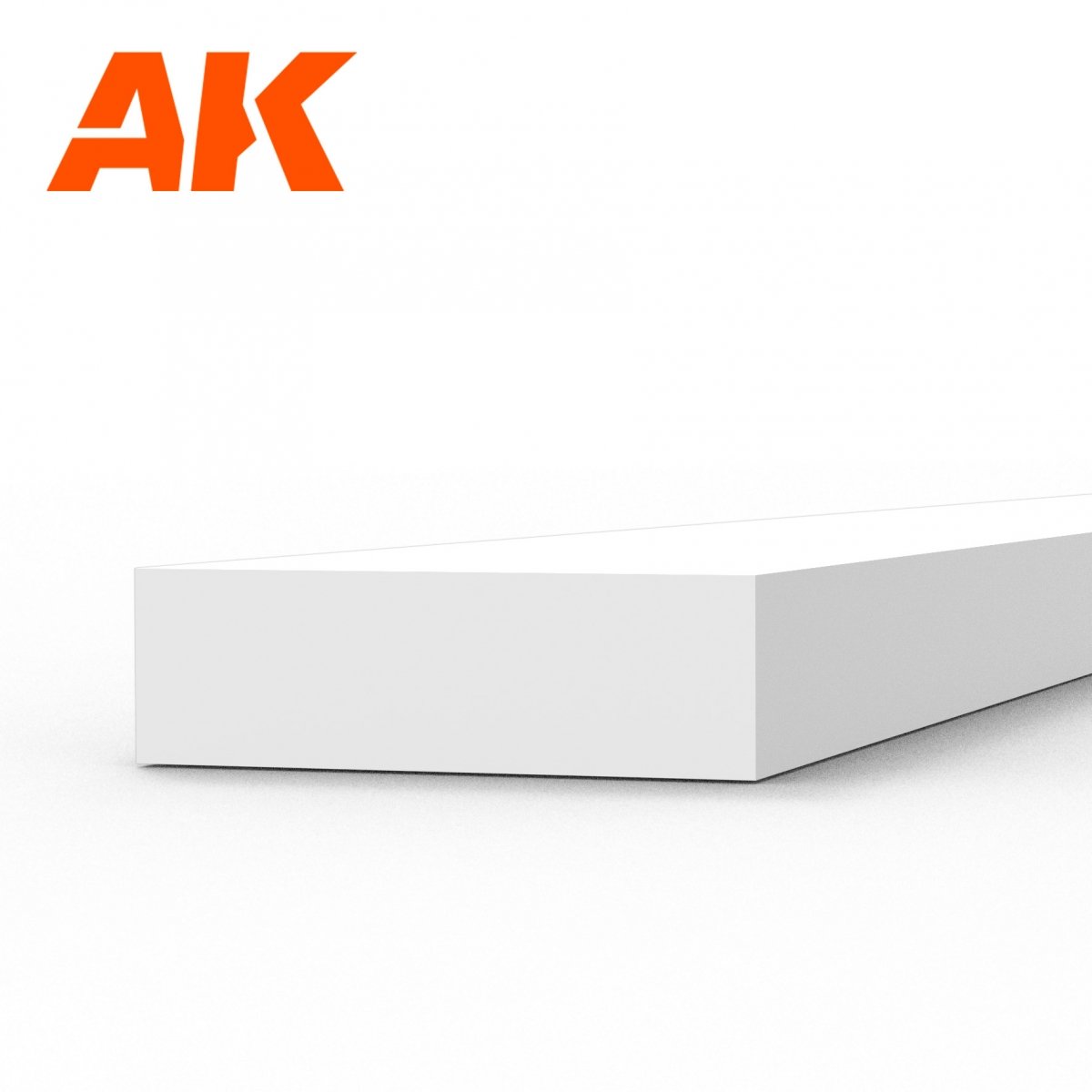 AK Interactive AK6528 STRIPS 1.50 X 5.00 X 350MM – STYRENE STRIP – (9 UNITS) – imagen 2