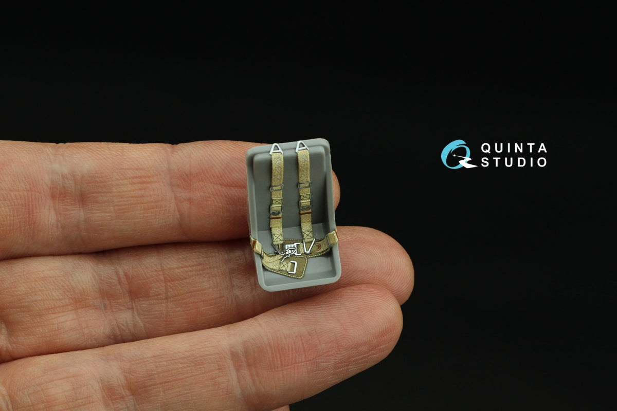 Quinta Studio QR+32033 WWII Luftwaffe fighter seatbelts (with metal buckles) (All kits) 1/32 – Bild 8