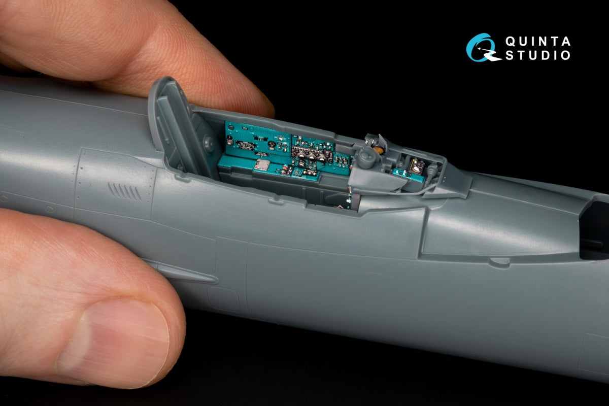 Quinta Studio QD+48580 MiG-21bis early Fishbed-L 3D-Printed &amp;amp; colored Interior on decal paper (Eduard) (with 3D-printed resin parts) 1/48 – image 4