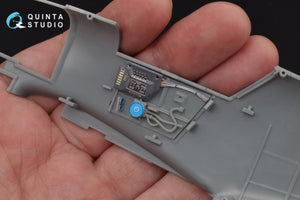 Quinta Studio QD32046 Bf 109G-10 3D-Printed &amp;amp; coloured Interior on decal paper (for Trumpeter kit) 1/32 – imagen 9