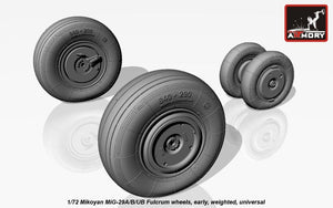 Armory Models AW72037 Mikoyan MiG-29A/B/UB Fulcrum weighted wheels, early 1/72 – immagine 3