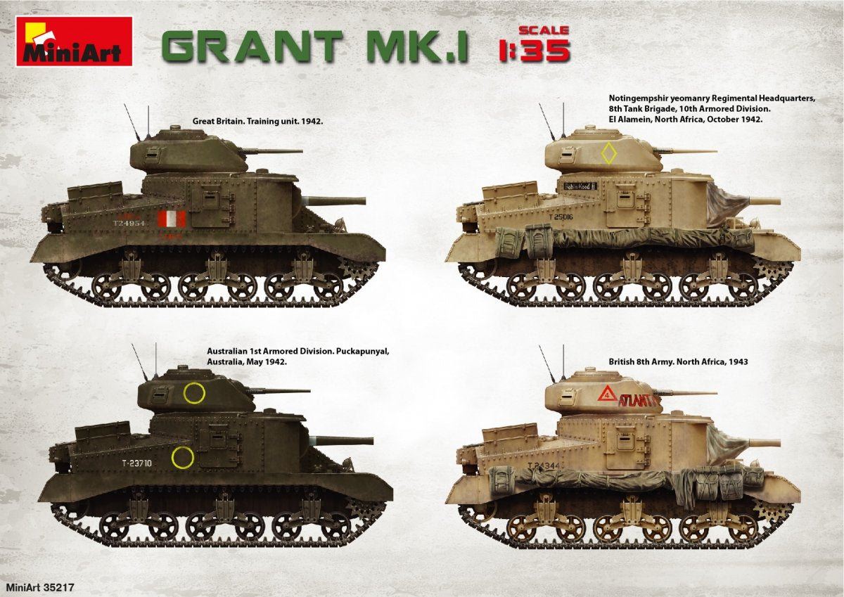 MiniArt 35217 Grant Mk.I w/interior 1/35 – imagen 22