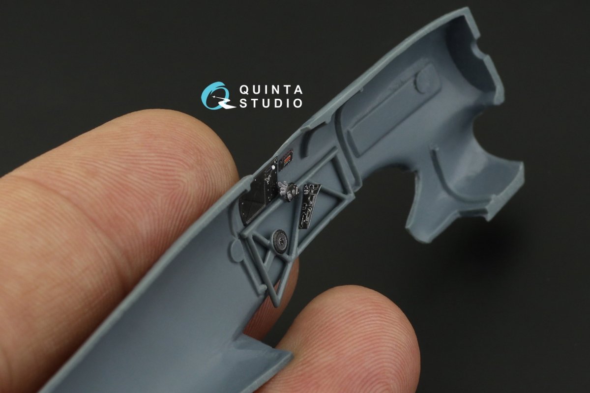 Quinta Studio QD72035 Hawker Typhoon Mk.1b (early) 3D-Printed &amp;amp; colored Interior on decal paper (Brengun) 1/72 – image 6