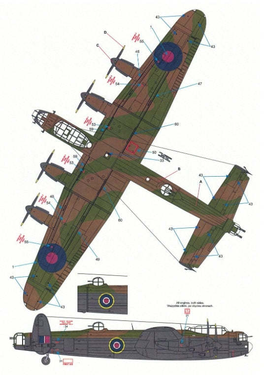 Techmod 48824 Avro Lancaster B Mk I 1/48 – image 4
