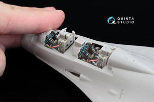 Intérieur imprimé en 3D et coloré sur papier décalcomanie Quinta Studio QD48046 F-16I (pour maquette Hasegawa) 1/48 – image 4