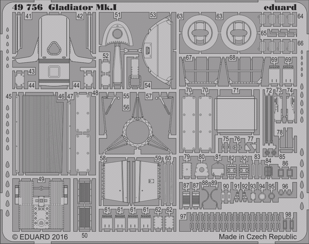 Eduard 49756 Gladiator Mk. I 1/48 MERIT – immagine 2