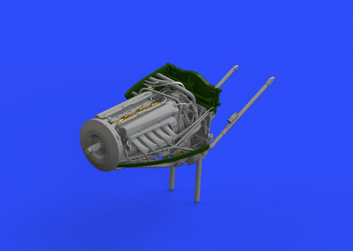 Eduard 632092 Mosquito FB Mk. VI moteur gauche TAMIYA 1/32