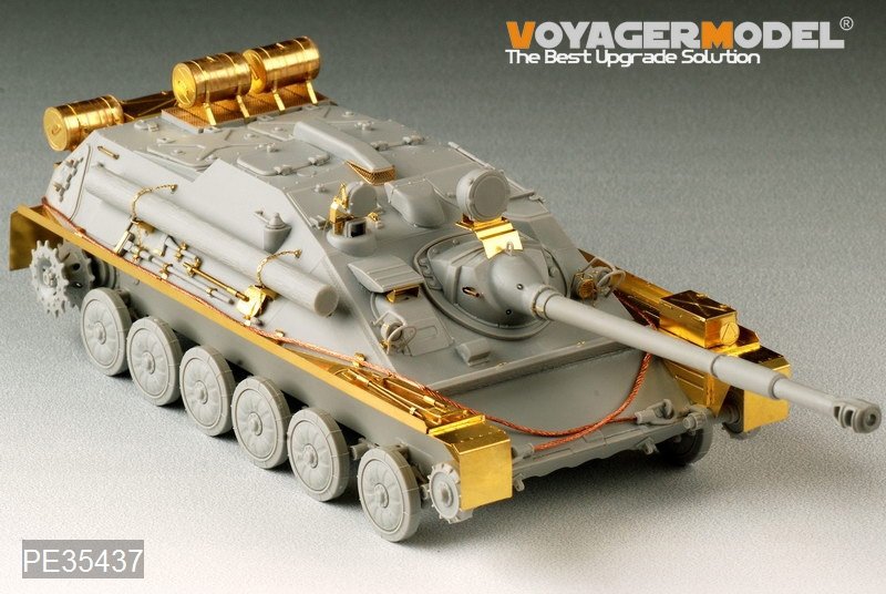 Maquette Voyager PE35437, canon automoteur aéroporté russe ASU-85 Mod.1956 de la Seconde Guerre mondiale pour TRUMPETER 01588, échelle 1/35 – image 2