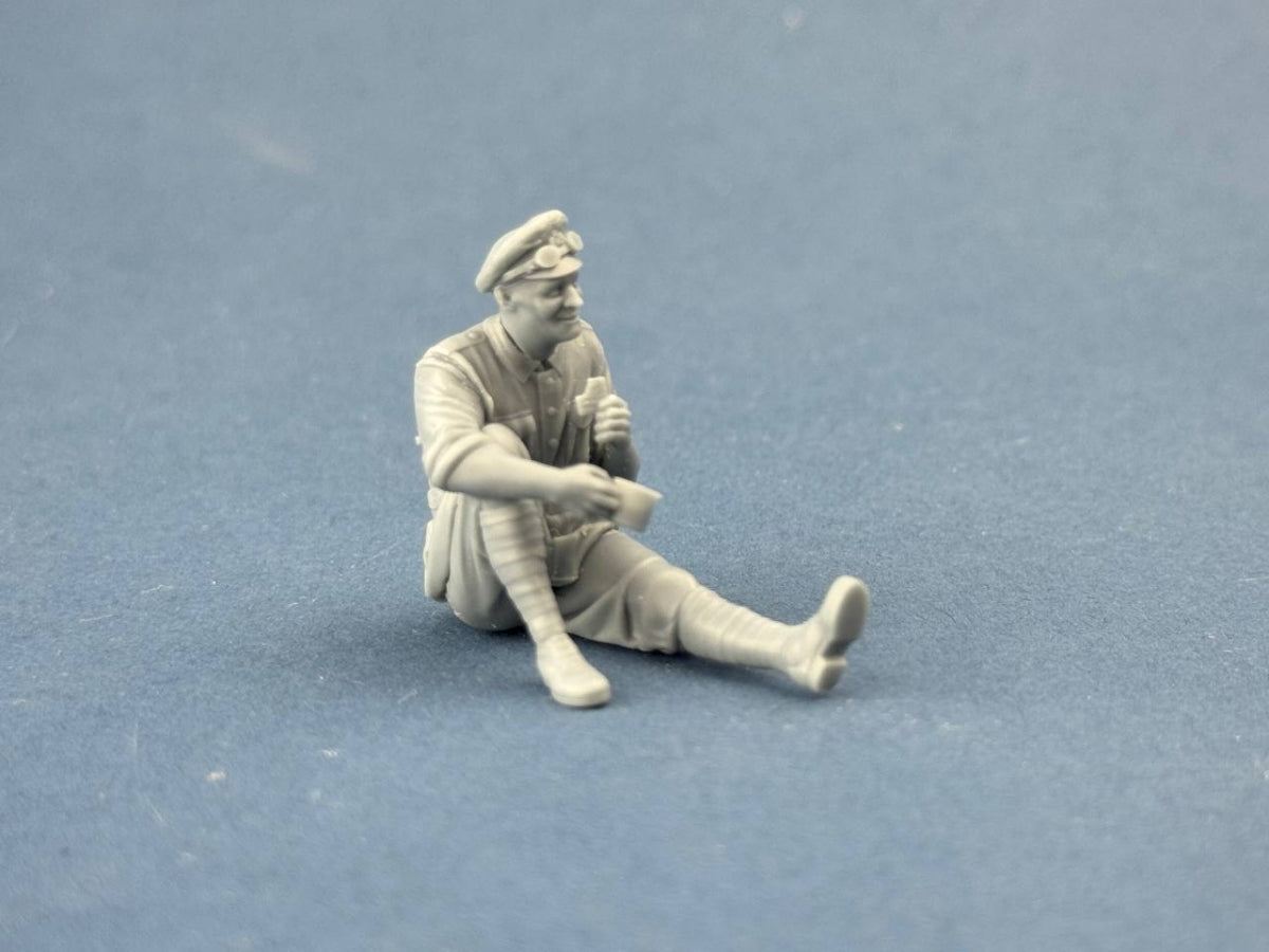 Copper State Models F32-066 British Dispatch Rider afternoon tea (Motorcycle not included) 1/32 – immagine 2