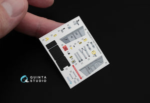 Quinta Studio QD48035 F-16С 3D-Printed &amp;amp; coloured Interior on decal paper (for Hasegawa kit) 1/48 – immagine 6
