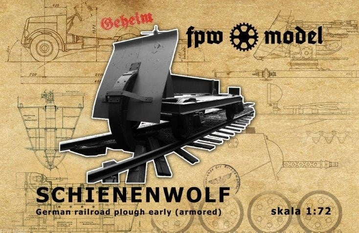 FPW Model 72006 Schienenwolf (wersja wczesna, opancerzona) 1/72