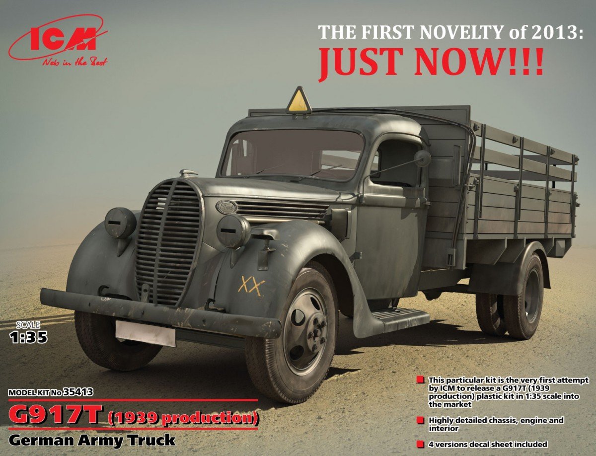 ICM 35413 G917T (1939 production) German Army Truck 1/35