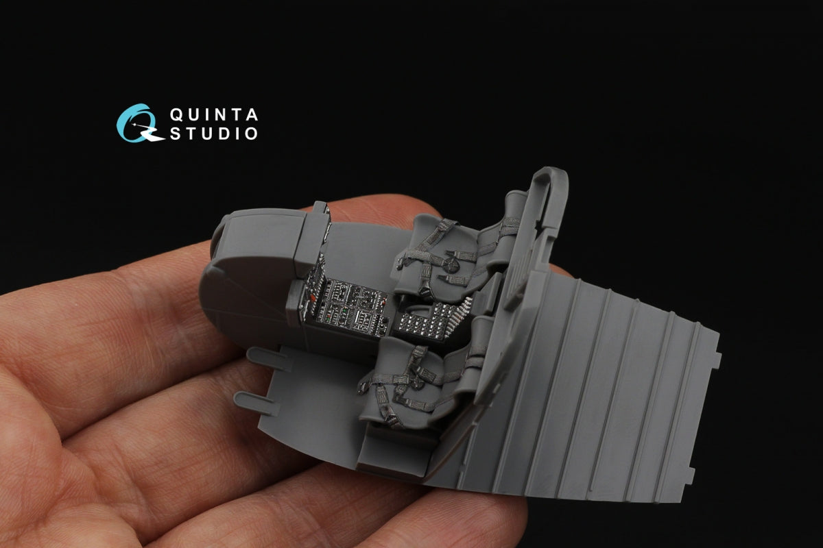 Quinta Studio QD35148 AH-6J/MH-6J 3D-Printed &amp;amp; colored Interior on decal paper (Kitty Hawk) 1/35 – image 4