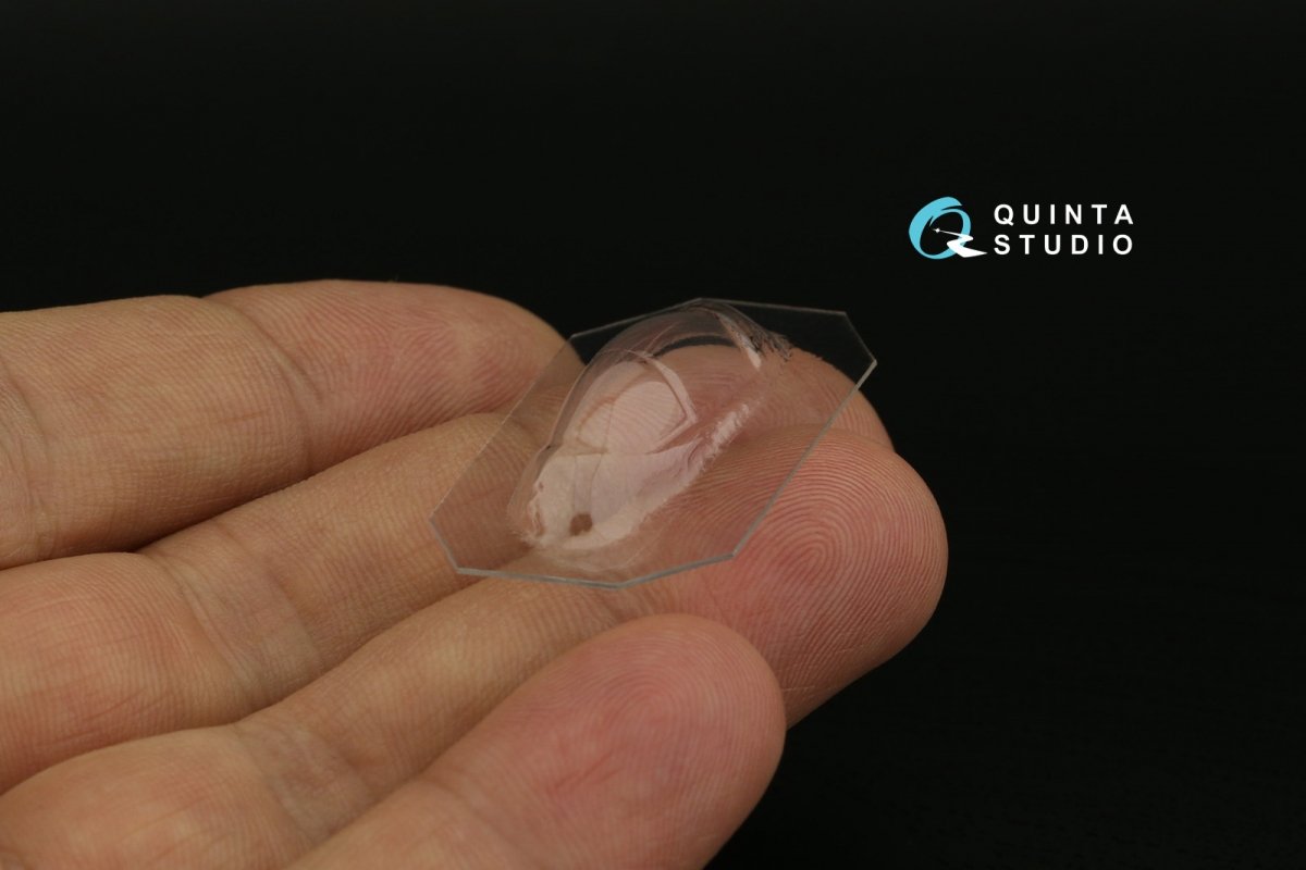 Quinta Studio QC72036 He 162 vacuumed clear canopy (Special Hobby) 1/72 – zdjęcie 4
