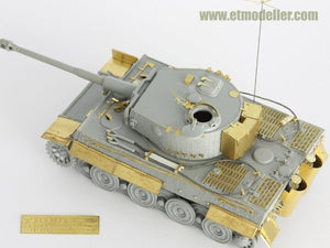 E.T. Model E72-003 WWII German TIGER I Late Production For DRAGON Kit 1/72 – zdjęcie 2