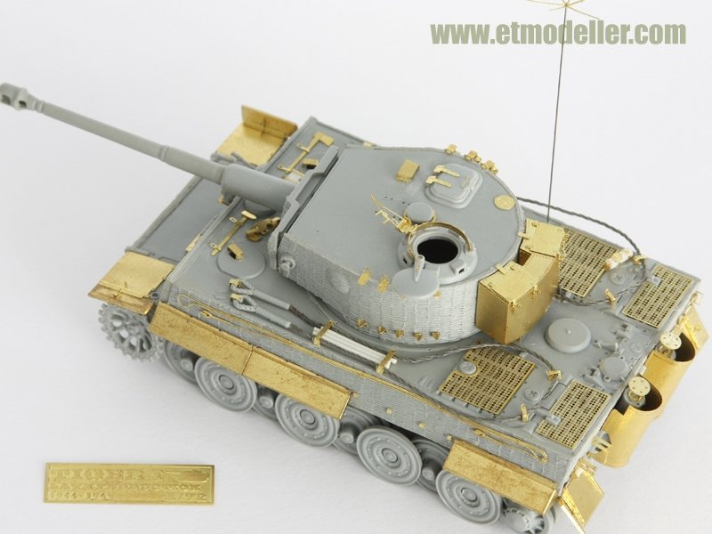 E.T. Model E72-003 WWII German TIGER I Late Production For DRAGON Kit 1/72 – zdjęcie 2