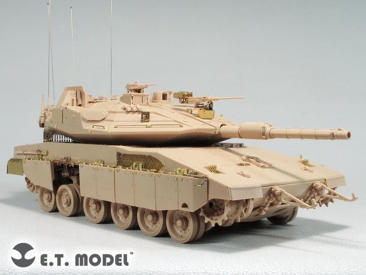 E.T. Model E35-286 Israeli Merkava Mk.4M w/Trophy Active Protection System Side Skirts For Meng Kit 1/35 – immagine 2