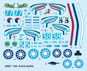 Trumpeter 05807 H-81A-2(AVG) 1/48 – imagen 3