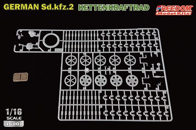 Freedom 16001 Sd.Kfz. 2 Kettenkraftrad Typ HK 101 1/16 – immagine 10