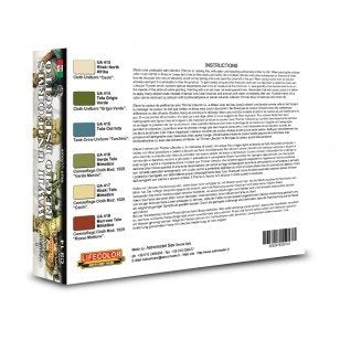 Lifecolor CS14 Acrylic paint set Italian Uniforms Set 1 6x22ml – zdjęcie 2