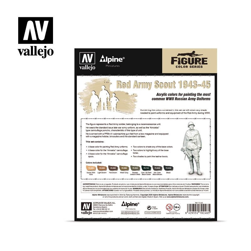 Vallejo 70248 Red Army Scout 1943-45 8x17ml – Bild 3