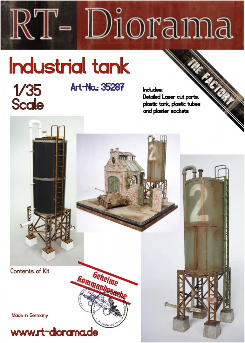 RT-Diorama 35287 Réservoir industriel 1/35