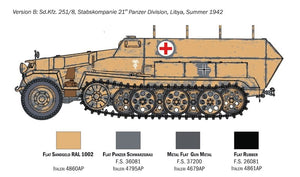 Italeri 7077 Sd.Kfz. 251/8 AMBULANCE 1/72 – zdjęcie 4