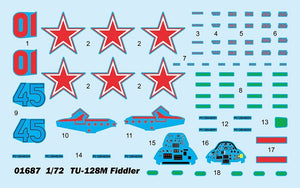 Trumpeter 01687 Tu-128M Fiddler 1/72 – immagine 3