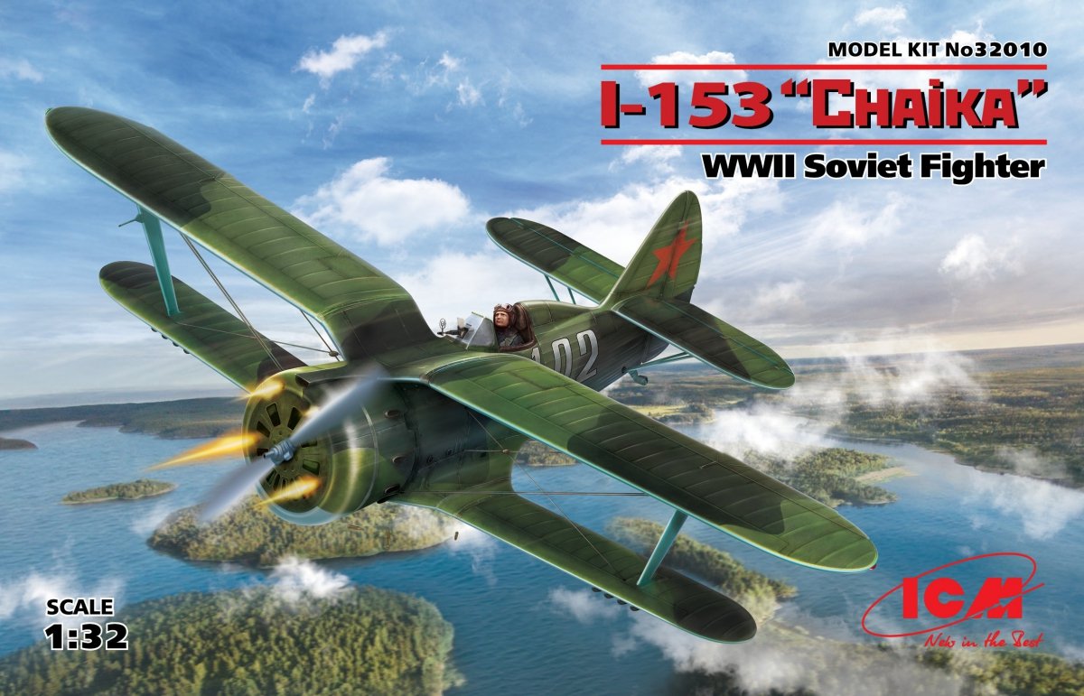 ICM 32010 I-153 Chasseur soviétique de la Seconde Guerre mondiale 1/32