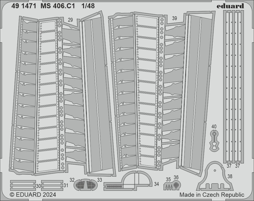 Eduard 491471 MS 406. C1 DORA WINGS 1/48 – Bild 2