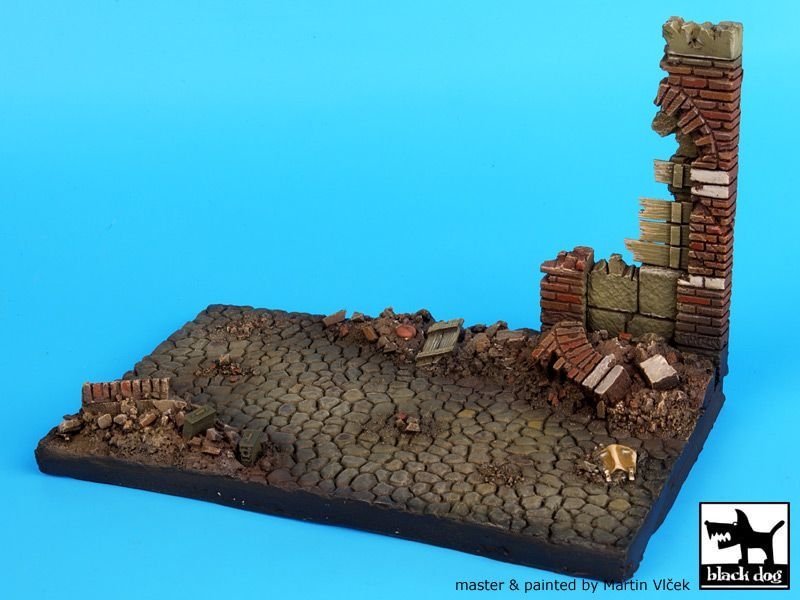 Rue Black Dog D35019 avec mur en ruine 1/35 – image 4