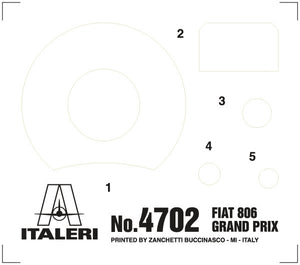 Italeri 4702 FIAT 806 GRAND PRIX 1/12 – Bild 25