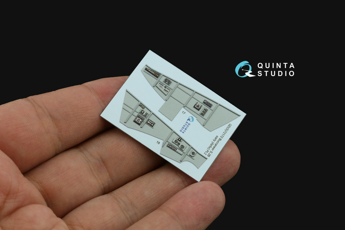 Quinta Studio QDS-72172 Blackburn Buccanneer S.2B Early 3D-Printed &amp;amp; coloured Interior on decal paper (Airfix) (small version) 1/72 – zdjęcie 4
