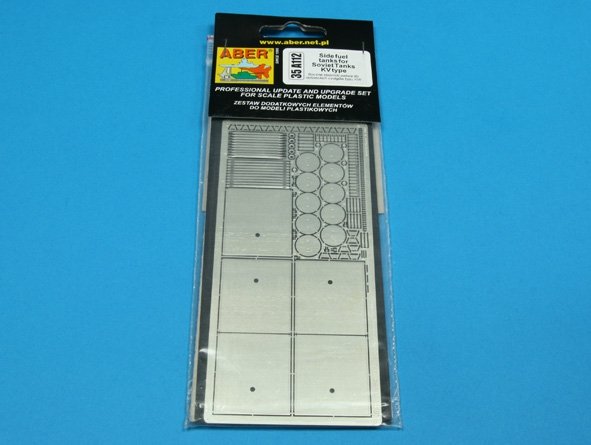 Aber 35A112 Side fuel tanks for soviet tanks KV type 1/35 – imagen 3