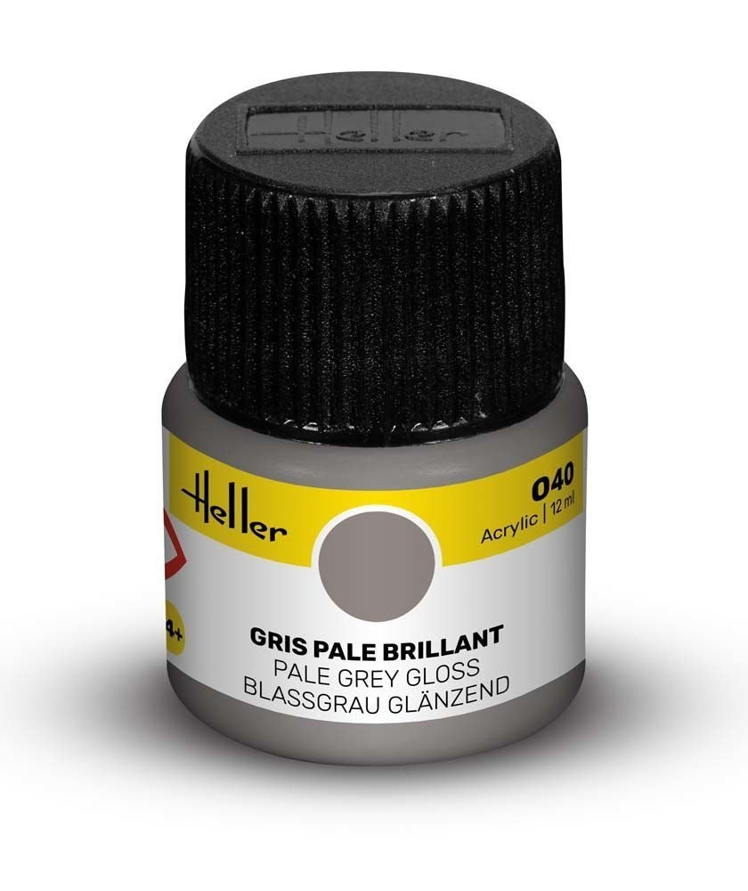 Heller 9040 040 Gris pâle - Brillant 12 ml