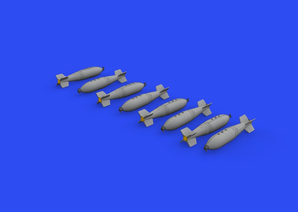Eduard 672277 British 1000lb retarded bombs 1/72