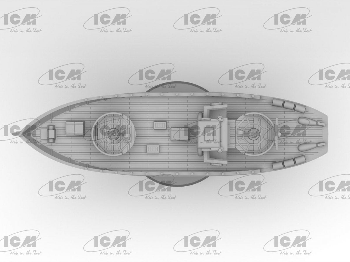 ICM S018 KFK Kriegsfischkutter WWII German multi-purpose boat 1/350 – image 9