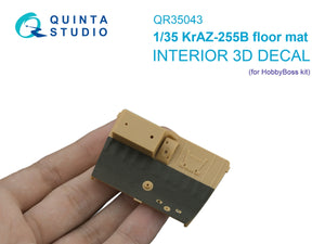 Quinta Studio QR35043 KrAZ-255B floor mat (HobbyBoss) 1/35
