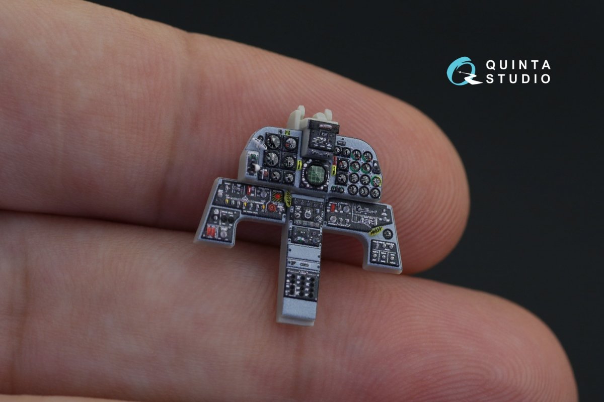 Quinta Studio QD48219 F-5E 3D-Printed &amp;amp; coloured Interior on decal paper (AFV club) 1/48 – zdjęcie 7