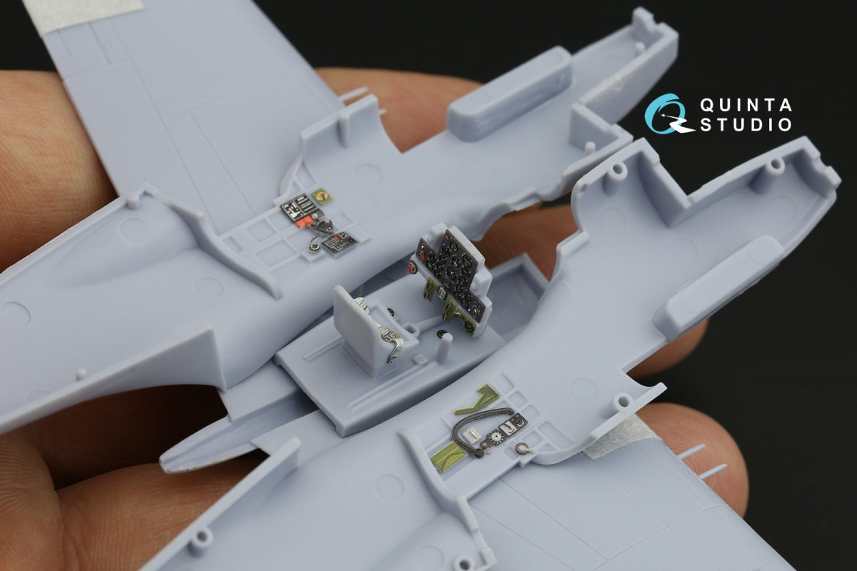 Quinta Studio QD72133 P-40B 3D-Printed coloured Interior on decal paper (Airfix) 1/72 – Bild 9