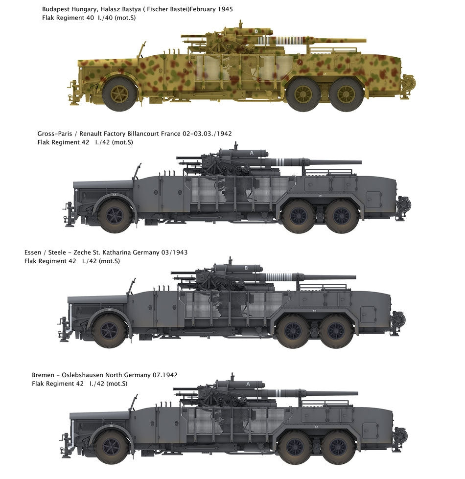 Das Werk DW35024 8,8 cm Flak on a 9t VOMAG 1/35 – immagine 5